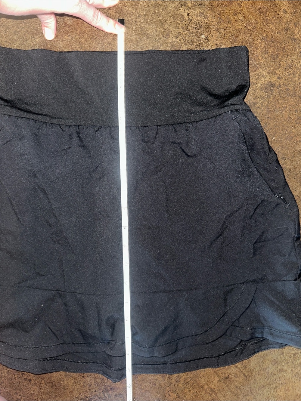 adidas Black Performance Skort with Inner Shorts - Picture 10 of 10